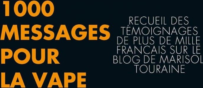 Mille messages pour la vape : un espoir ? - Taklope blog