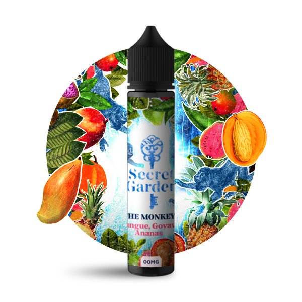 Dégustation des e-liquides Secret Garden : les fruits sont la clé 16 Visuel Secret Garden 50ml The Monkey