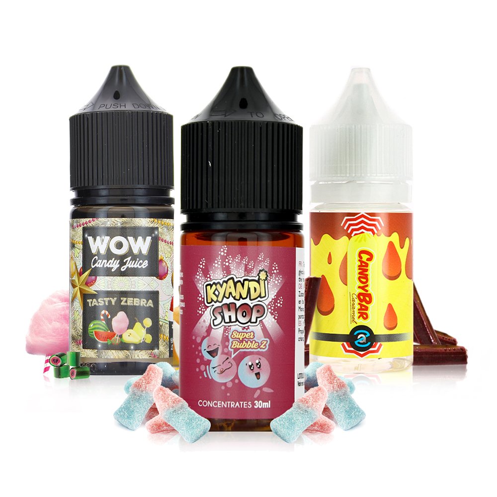 E-cigarettes & e-liquides : une sélection qui file des frissons ! 31 Arômes DIY saveur bonbon