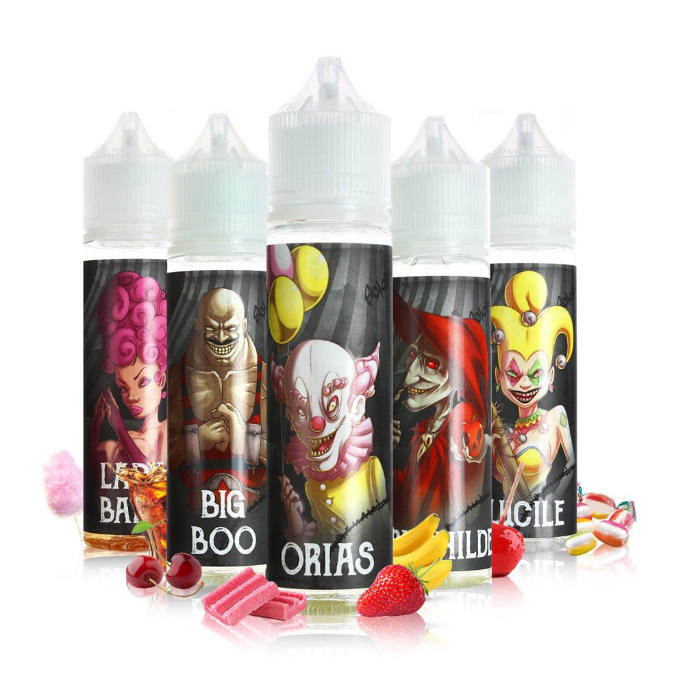 E-cigarettes & e-liquides : une sélection qui file des frissons ! 25 E-liquides Barnum Show – Solana