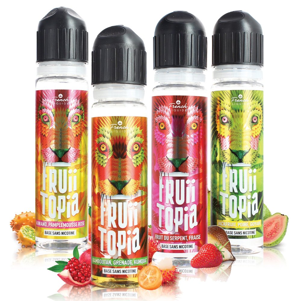 Les Nouveautés du Vapexpo déjà dispo sur Taklope.com 23 E-liquides Fruiitopia Le French Liquide