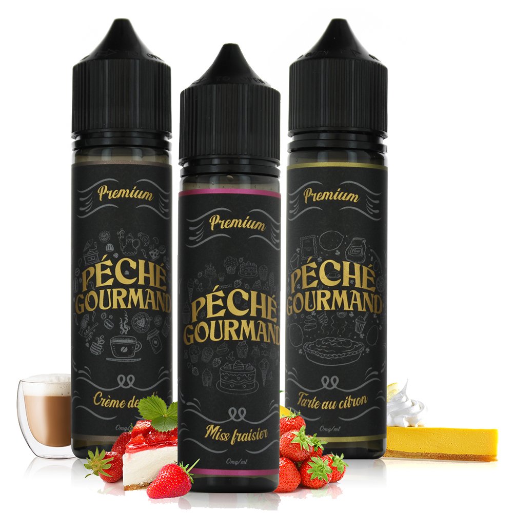 Les Nouveautés du Vapexpo déjà dispo sur Taklope.com 30 e-liquides Péché Gourmand O'Jlab