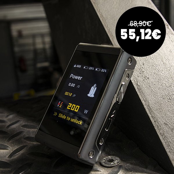 Black Friday : les Promos à ne pas manquer sur Taklope.com 19 Box Aegis Touch (T200) – Geek Vape