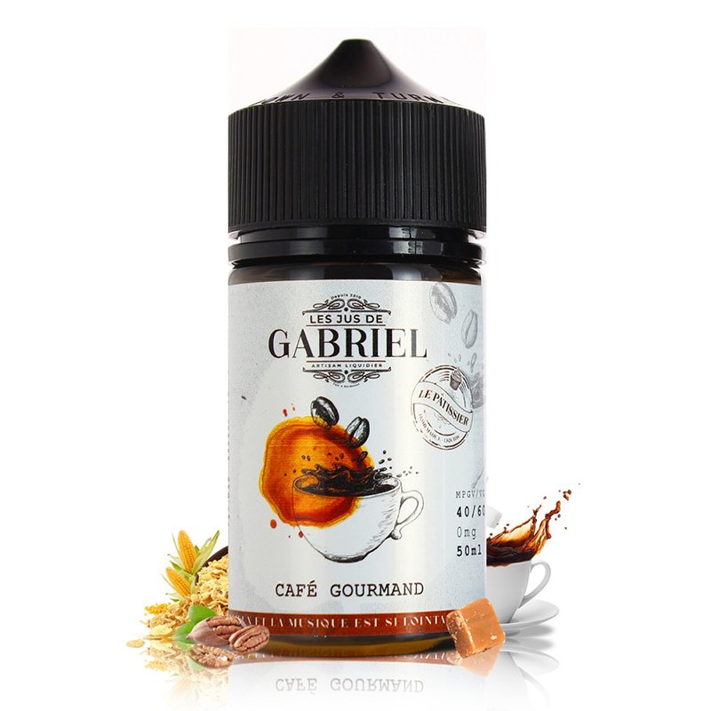 Les 6 Meilleurs E-liquides & Arômes DIY – Novembre 2022 14 E-liquide Café gourmand 50ml Jus de Gabriel – Laboratoire H2O