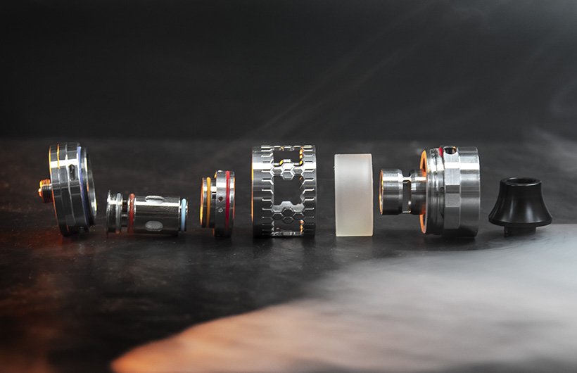 Tank Atlantis GT : Aspire et Taifun refont émerger la vape DL "saveurs" ! 26 Vue éclatée du clearomiseur Atlantis GT