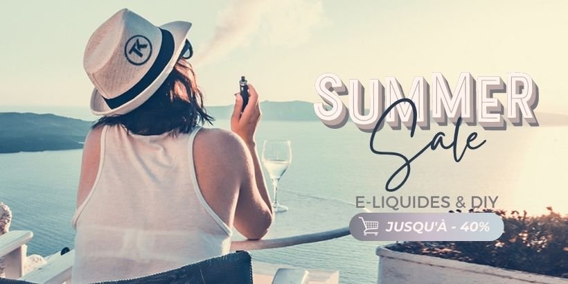 Les 6 Meilleurs e-liquides et arômes DIY de Juin 2023 22 Soldes d'été : Jusqu'à - 40% sur le e-liquide et le DIY !