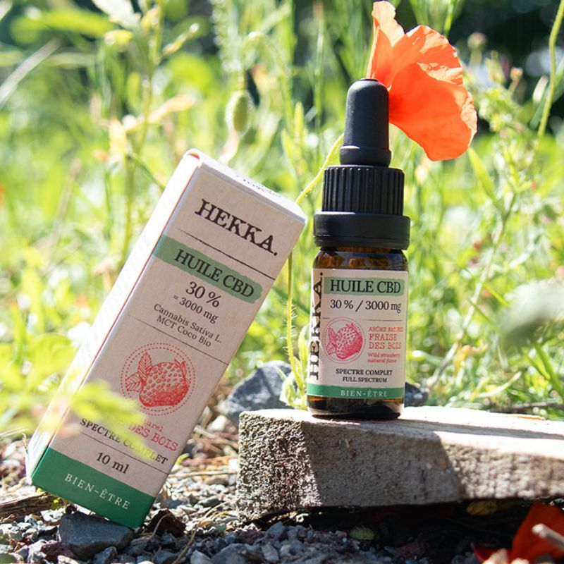 Les CBD Gummies et huiles CBD friandises Hekka, enfin sur TK ! 36 Huile CBD 30% Fraise des bois - Hekka