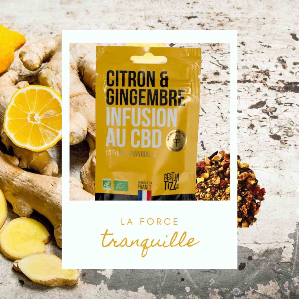 CBD : goûtez au bien-être avec les infusions BIO Rest in Tizz ! 28 Infusion au CBD Rest In Tizz Citron Gingembre