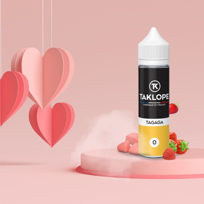 5 Cadeaux de Saint-Valentin, pour l'amour de la vape 31 E-liquide Tagaga - Taklope