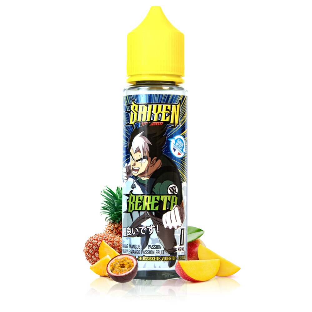 Les 6 Meilleurs e-liquides et arômes DIY de Juillet 2023 15 E-liquide Bereta 50ml Saiyen Vapors - Swoke