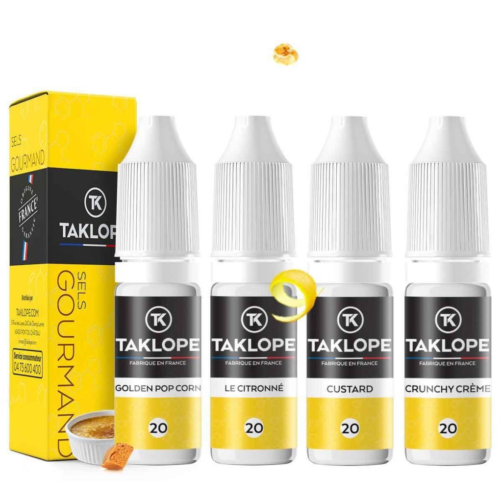 Quel e-liquide choisir ? #MoisSansTabac2021 65 Pack Gourmand - Taklope