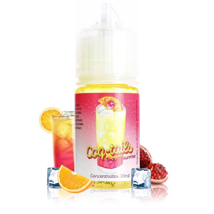 Les 6 Meilleurs E-liquides & Arômes concentrés de l'Été 2021 24 Concentré Tequila Sunrise 30ml - Coq-Tails