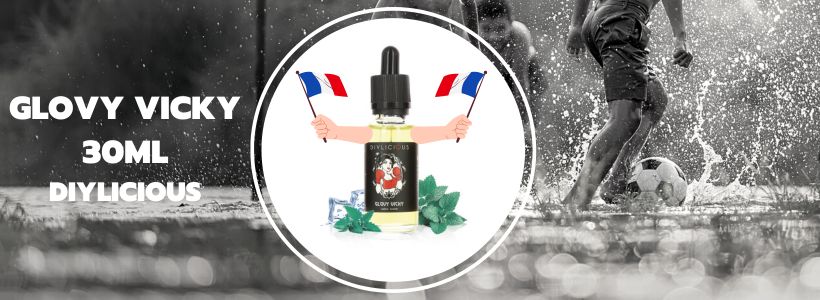 UEFA Euro 2020 : 6 e-liquides & arômes concentrés à vapoter 22 Arôme concentré Glovy Vicky 30ml - Diylicious