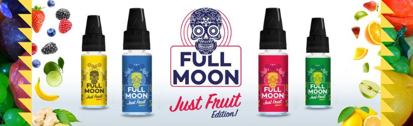 Full Moon sur l'été ! 44 E-liquides Just Fruit Edition - Full Moon