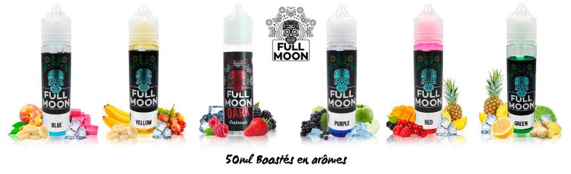 Full Moon sur l'été ! 41 E-liquides 50ml Full Moon