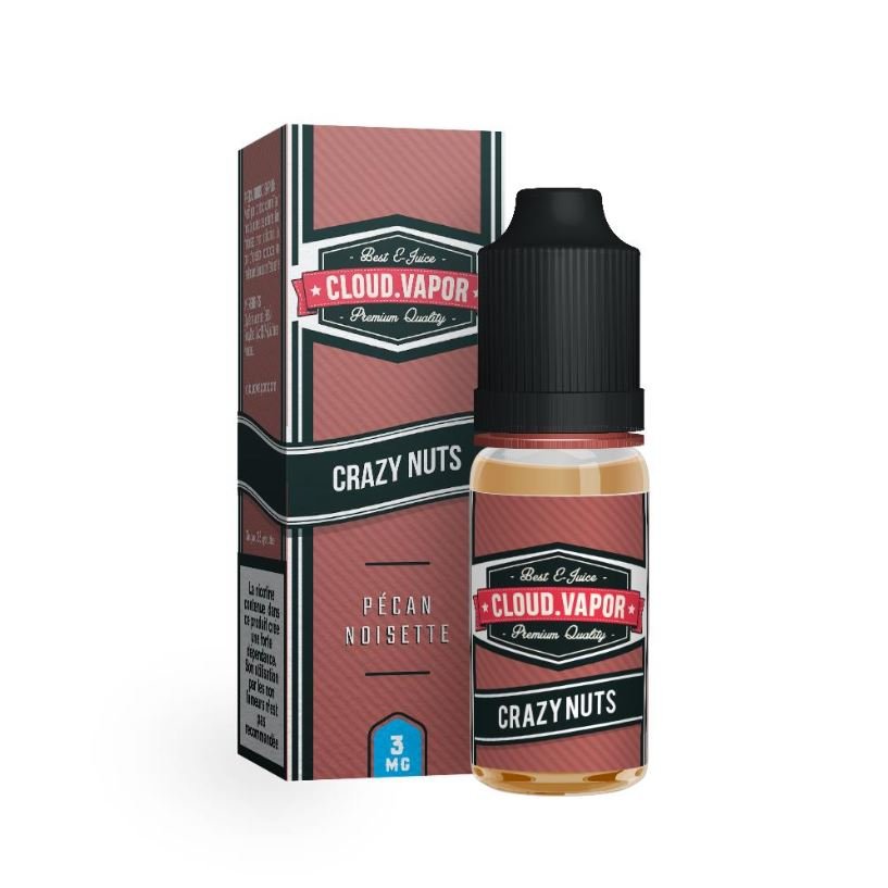 Cloud Vapor agrandit sa gamme Vintage ! 20 E-liquide Crazy Nuts - Cloud Vapor