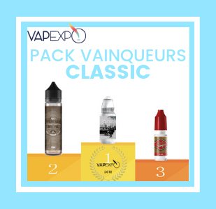Les Awards des meilleurs e-liquides du Vapexpo Paris 2018 - Désormais en packs ! 22 Pack vainqueurs classic Vapexpo