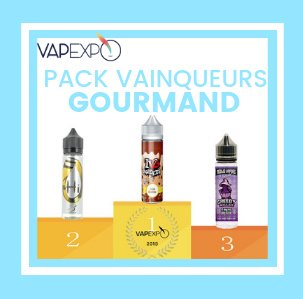 Les Awards des meilleurs e-liquides du Vapexpo Paris 2018 - Désormais en packs ! 23 Pack vainqueurs gourmand Vapexpo