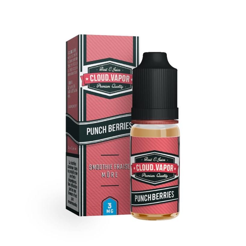Cloud Vapor agrandit sa gamme Vintage ! 21 E-liquide Punch Berries - Cloud Vapor