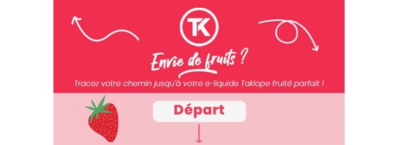Nouveaux TK Sels de Nicotine : Pour qui ? Pourquoi ? 39 E-liquides Fruités Sel de Nicotine - Taklope