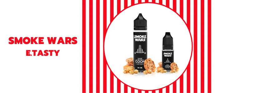 Journée internationale du pop-corn : ça se fête en nuages ! 23 E-liquide 50ml et 10ml Dark Cook Smoke Wars - E.Tasty