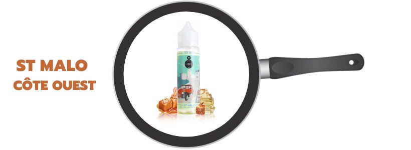 Chandeleur en vapeur : les meilleurs nuages à faire sauter 30 E-liquide St Malo - Côte Ouest by Curieux