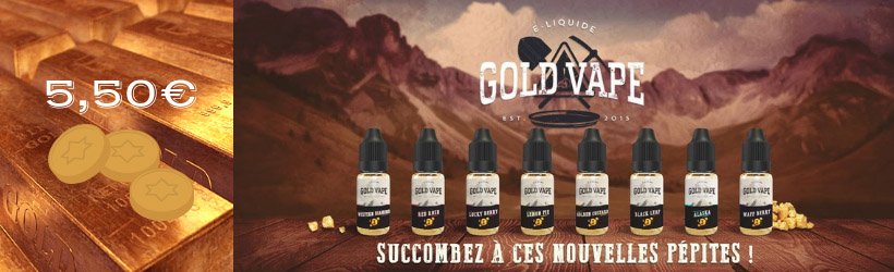 elfbar nachfüll pod läuft aus Une nouvelle gamme d'e-liquides qui vaut de l'or chez Gold Vape !