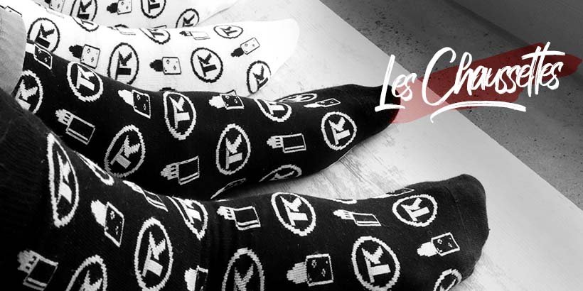 Taklope s'habille de nouveaux goodies ! 30 Chaussettes - Taklope