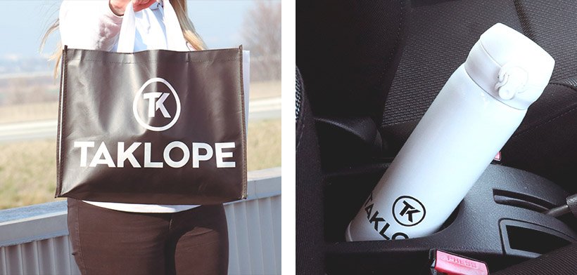 Taklope s'habille de nouveaux goodies ! 35 Sac & bouteille - Taklope