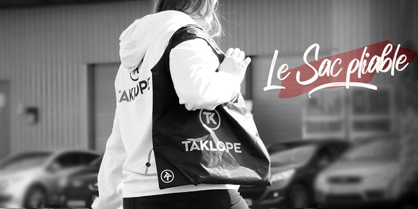 Taklope s'habille de nouveaux goodies ! 38 Sac de courses pliable - Taklope