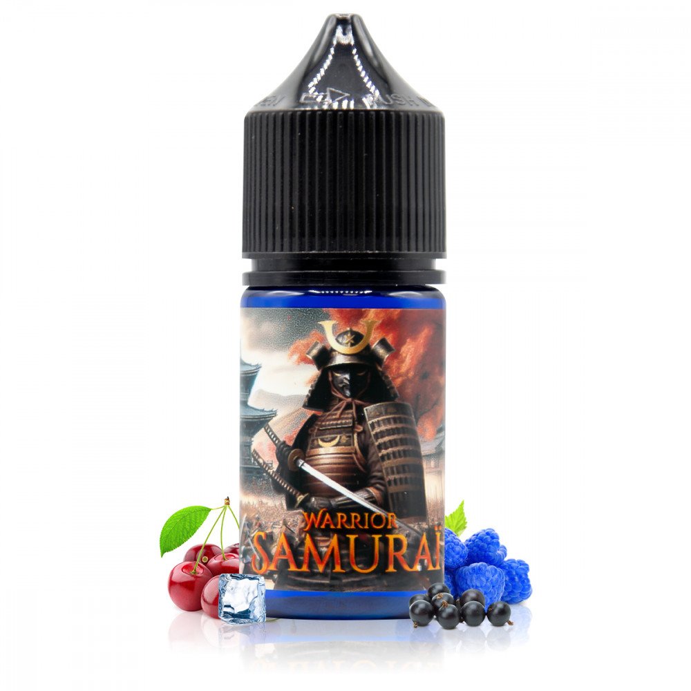 6 Découvertes e-liquides et arômes DIY d'Août 2024 18 Concentré Samuraï 30ml Warrior – Crazy Labs