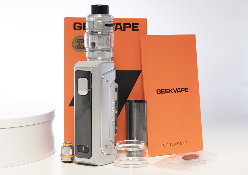 Notice du kit complet Geek Vape Aegis Solo 5 12 Contenu du pack e-cigarette Aegis Solo 5
