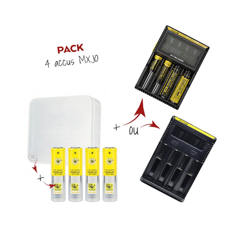 8 idées cadeaux pour mettre des nuages au pied du sapin 33 Pack 4 accus – MXJO