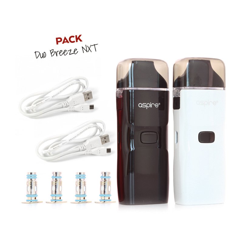 8 idées cadeaux pour mettre des nuages au pied du sapin 26 Pack Duo Breeze NXT - Aspire