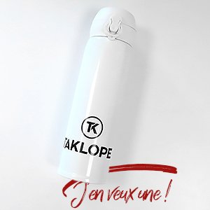 Taklope s'habille de nouveaux goodies ! 37 Bouteille isotherme - Taklope