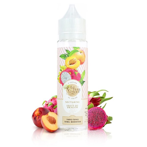 Savourea Le Petit Verger : 8 nouveaux e-liquides Fruités ! 18 NectarineFruitDuDragon50ml SavoureaLePetitVerger
