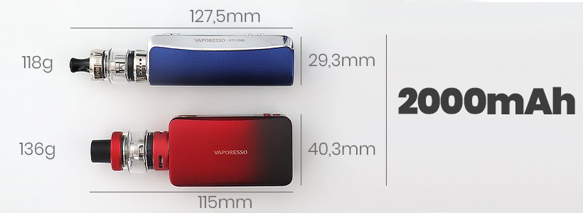 GTX One, GEN Nano : quel kit compact Vaporesso choisir ? 24