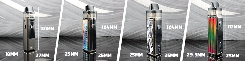 Allô Taklope : quel pod Vinci choisir ? 27 Dimensions des Vinci Pods