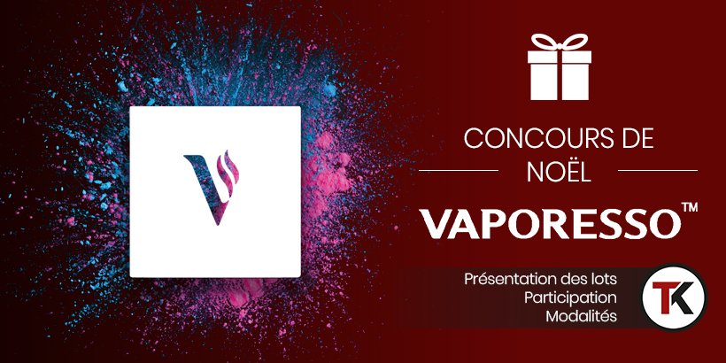 Le concours Vaporesso de Noël a commencé 18 concours vaporesso head