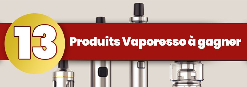 Le concours Vaporesso de Noël a commencé 20 concours vaporesso lots