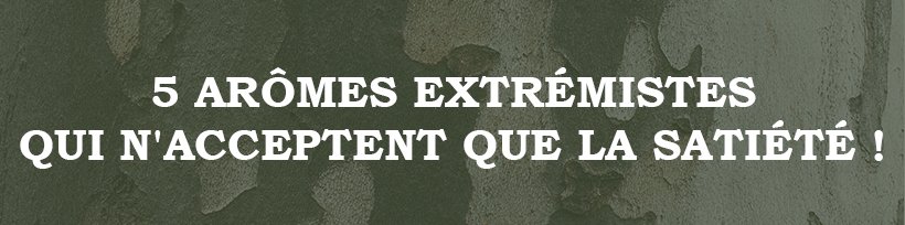 Concentrés Dictator : un plaisir totalitaire ! 13 5 arômes extrémistes qui n'acceptent que la satiété !