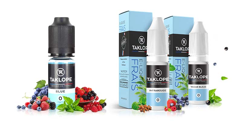 Trouvez votre nouvel E-liquide All-Day chez Taklope 32 E-liquide Vague Bleue / Infrarouge - Taklope