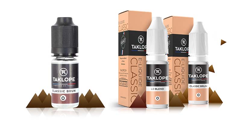 Trouvez votre nouvel E-liquide All-Day chez Taklope 27 E-liquide Classic Brun / Le Blend - Taklope