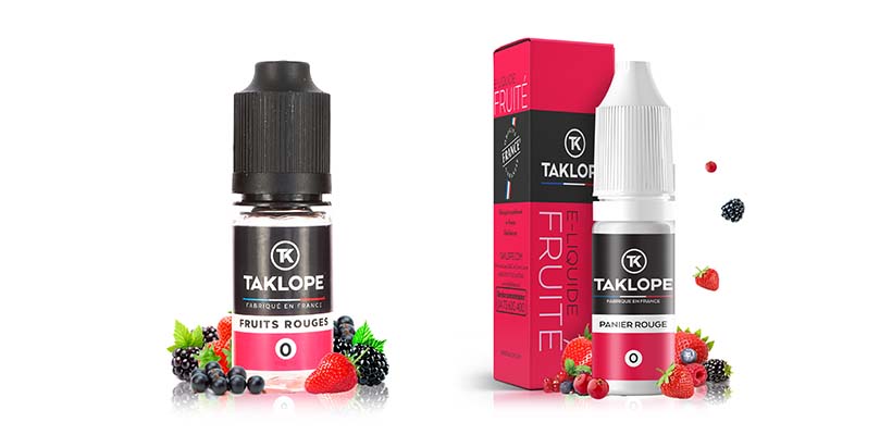 Trouvez votre nouvel E-liquide All-Day chez Taklope 34 E-liquide Panier Rouge - Taklope