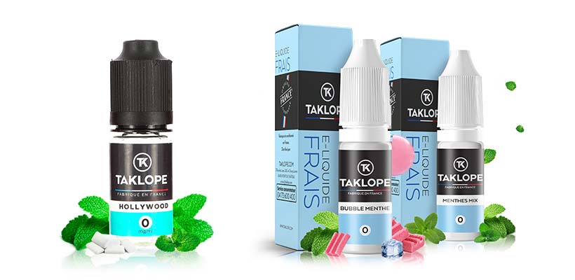 Trouvez votre nouvel E-liquide All-Day chez Taklope 33 E-liquide Bubble Menthe / Menthes Mix - Taklope