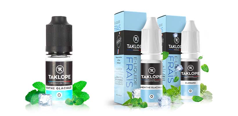 Trouvez votre nouvel E-liquide All-Day chez Taklope 30 E-liquide Menthe Glaciale / Blizzard - Taklope