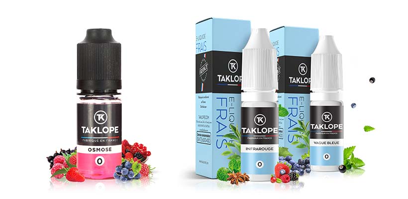 Trouvez votre nouvel E-liquide All-Day chez Taklope 31 E-liquide Vague Bleue / Infrarouge - Taklope