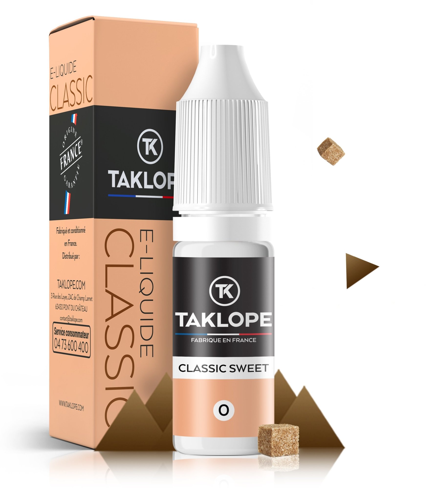 9 E-liquides pour les grands amateurs de Saveurs Classics 19 E-liquide Classic Sweet - Taklope