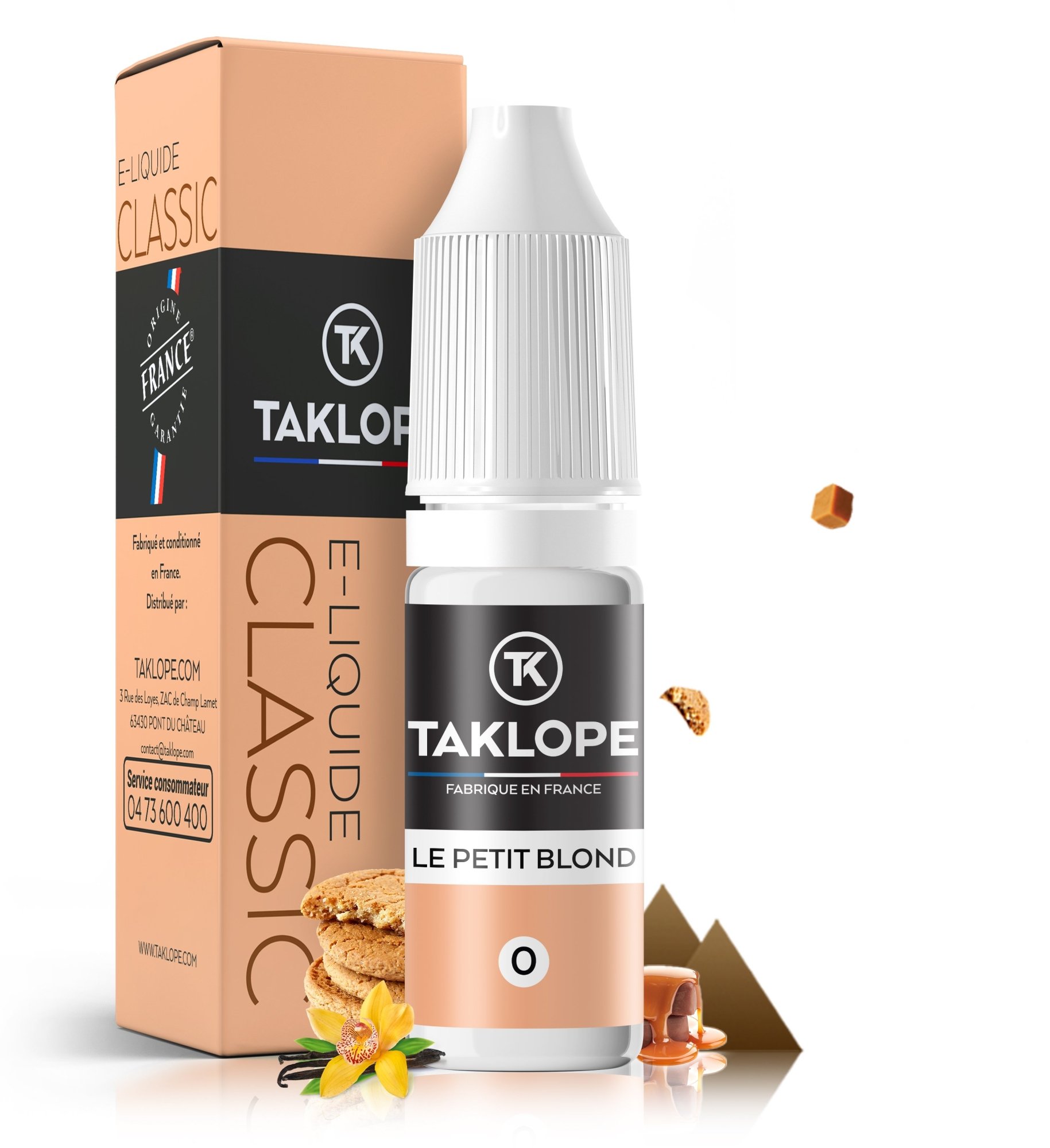 9 E-liquides pour les grands amateurs de Saveurs Classics 20 E-liquide Le Petit Blond - Taklope