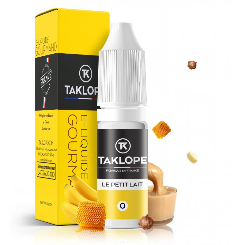 9 E-liquides Gourmands pour les dingues de vape sucrée 21 E-liquide Le Petit Lait - Taklope